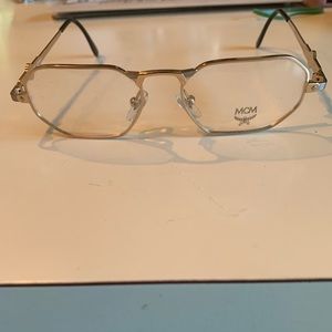 MCM octagon gold/silver eyeglasses 100% authentic